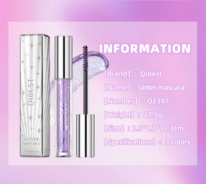 Diamond Galaxy Glitter Mascara – Sweat-Proof, Quick-Dry, Long-Lasting Curling Thick Lash Makeup          Ask ChatGPT