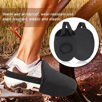 Cycling Shoe Covers – Waterproof & Warm MTB Road Bike Toe Overshoes Protectors for Winter