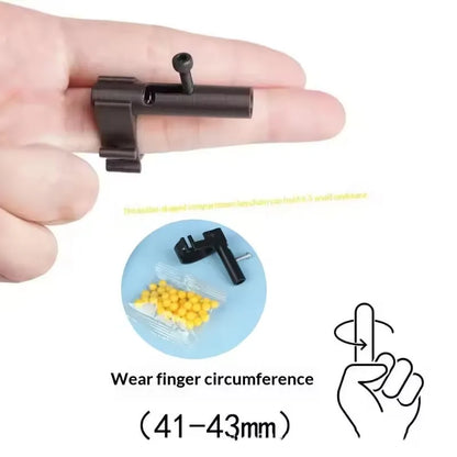 Mini Hidden Plastic Paper Ball Launcher - Safe Party Prank Toy & Fun Gift Gadget