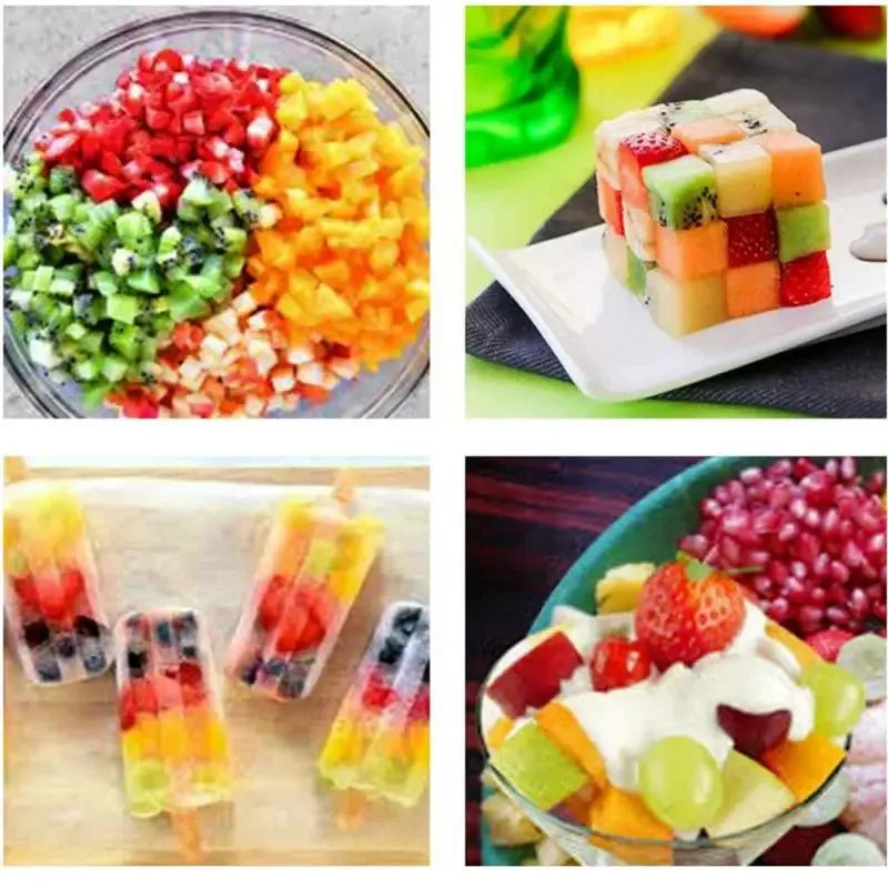 Stainless Steel Egg Slicer & Vegetable Fruit Chopper – Multi-Function Mesh Grid Cutter for Salad, Potato & Dessert Cubes Kitchen Tool