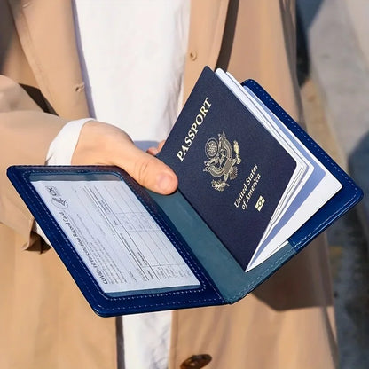Leather Car Registration & Insurance Holder – Men's Driving License Cover, Auto Documents & Credit Card Storage Bag