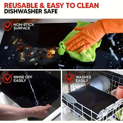 Multifunctional Grill Mat - Reusable High-Temperature Resistant Baking & Microwave Oven Liner for Easy Cooking