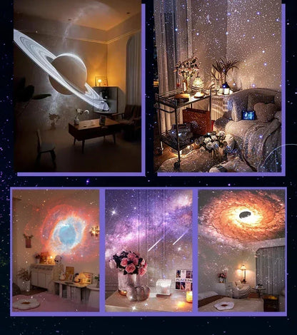 18-in-1 Galaxy Projector Lamp – 3D Planetarium Starry Night Light with Bluetooth 5.0 Speaker for Kids & Adults Gifts