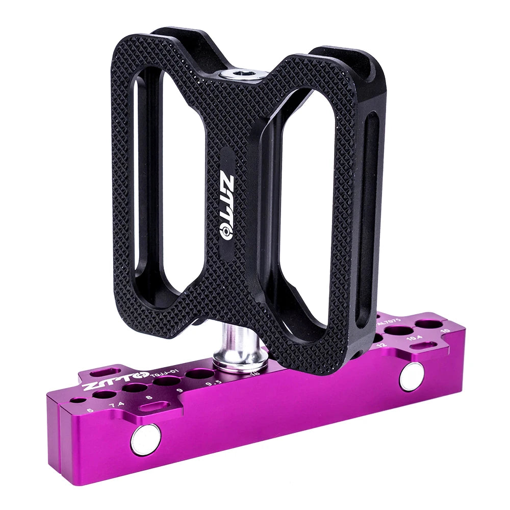 ZTTO Universal Bicycle Table Vise Clamp – Multi-Function Bike Tool for Hub, MTB Fork & Pedal