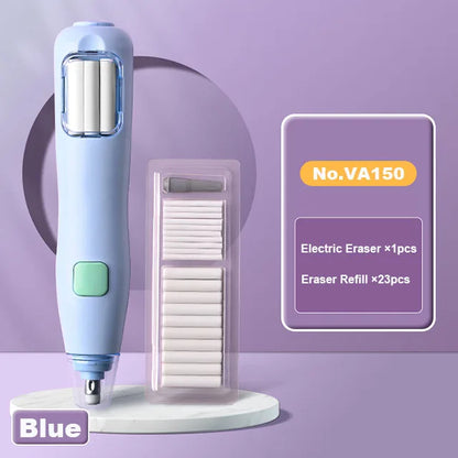 Deli Electric Eraser Pen — Automatic Sketch & Drawing Eraser with Refill Batteries for Kids