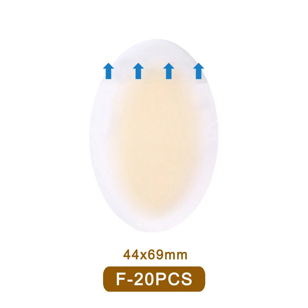 10/20PCS Hydrocolloid Foot Patches Heel Stickers | Anti-Wear Adhesive Bandages for Pain Relief & First Aid