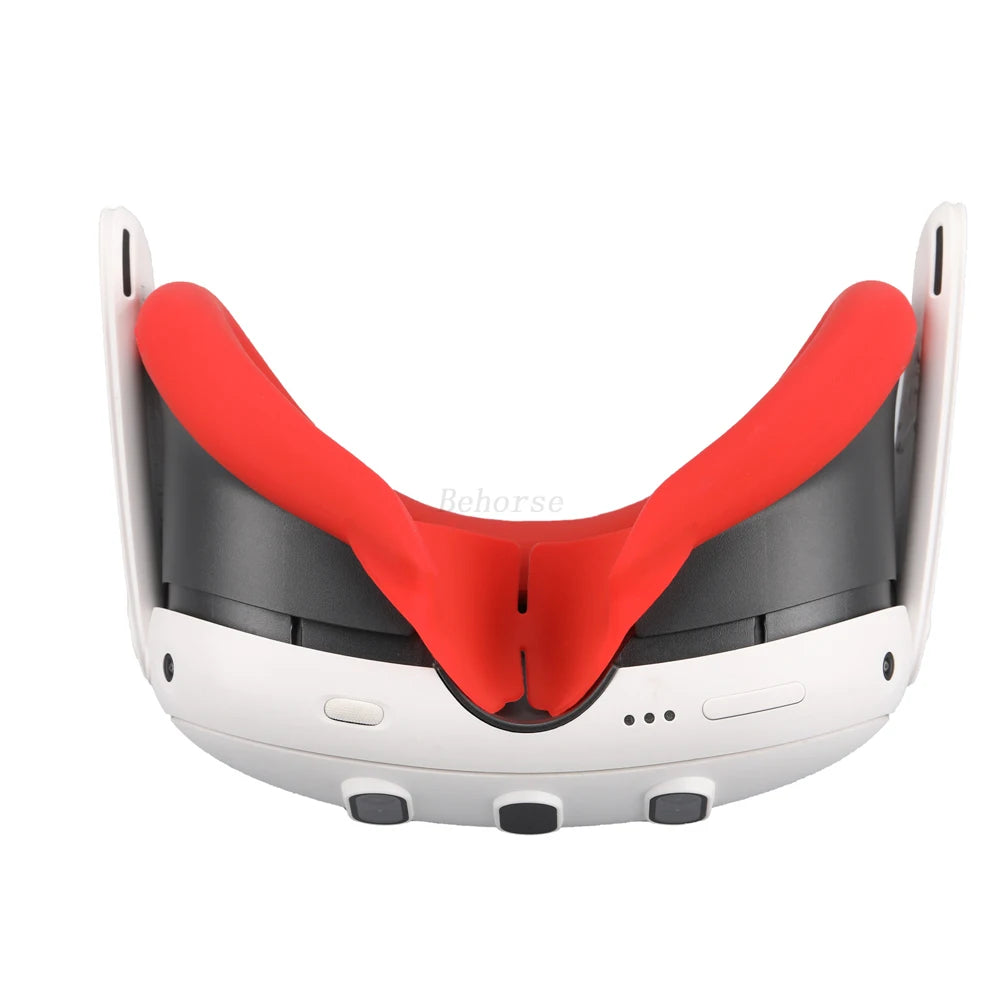 Silicone VR Face Mask for Meta Quest 3 — Sweatproof, Lightproof Facial Interface Cushion, VR Accessories