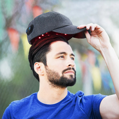 Infrared LED Hair Growth Cap – 660nm & 850nm Red Light Therapy for Hair Regrowth & Scalp Care