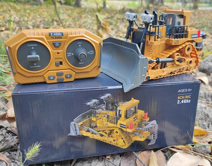 4WD RC Excavator Alloy Dump Truck Bulldozer | Remote Control Construction Vehicle Toy for Kids