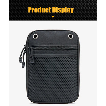 Molle Tactical Concealed Gun Holster Pouch - EDC Magazine & Pistol Carry Waist Fanny Pack for Handguns
