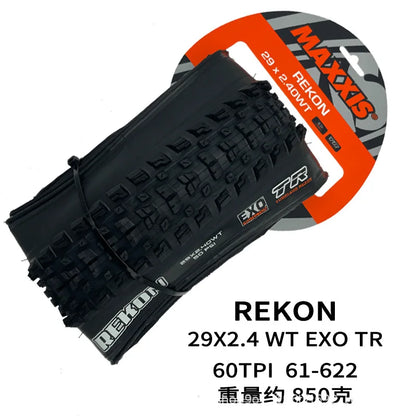 MAXXIS Rekon Race EXO TR Tubeless MTB Bike Tire – 29x2.25/2.35 Foldable Mountain Bicycle Tyre