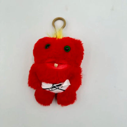 Fuggler Funny Ugly Monster Plush Keychain – 12cm Kawaii Rabbit Stuffed Toy Pendant, Cute Gift for Kids