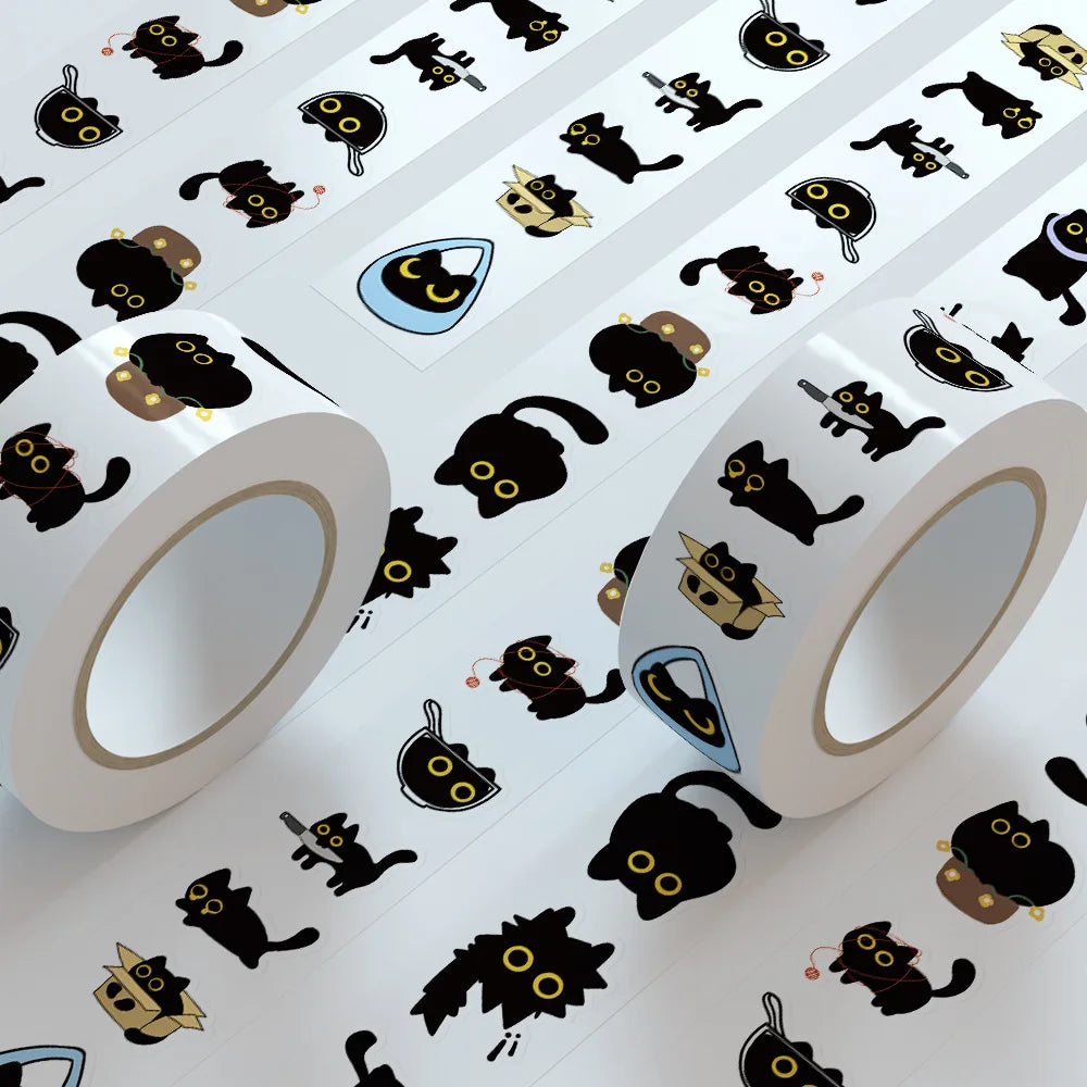 500pcs Cute Cat Stickers – DIY Graffiti, Envelope Seals, Stationery, Children’s Reward & Decorative Stickers