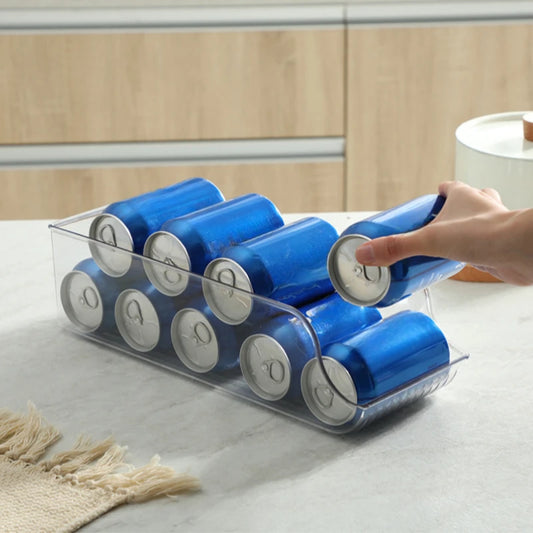 Kitchen Storage Can Dispensers – Soda & Food Can Organizer for Refrigerator & Freezer