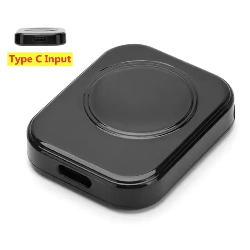 Portable USB-C Magnetic Wireless Charger - Fast Charging for Samsung Galaxy Watch 7/6/5/4, Watch 4 Classic, Watch 5 Pro, Watch 3 & Active
