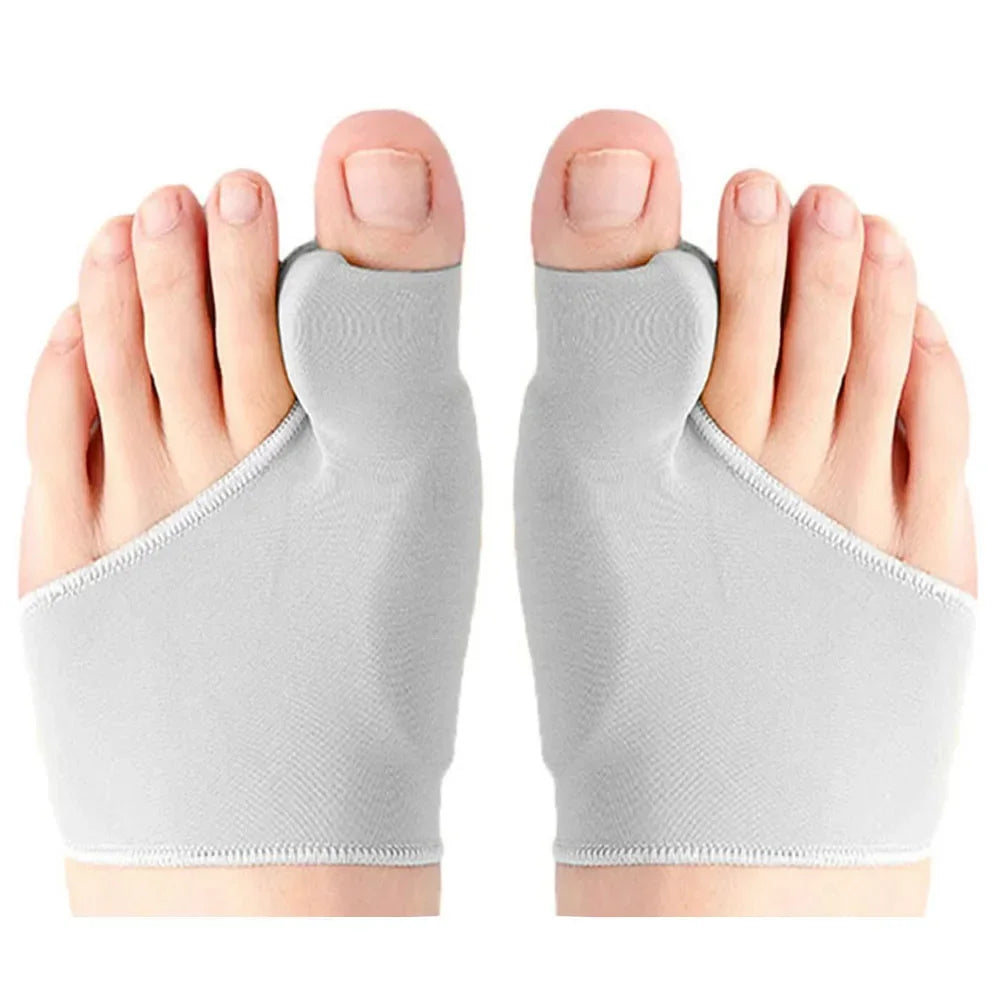 2PCS Toe Separators & Hallux Valgus Bunion Corrector – Foot Bone Adjusters, Pedicure Sock Straightener, Orthotics Correction Tools
