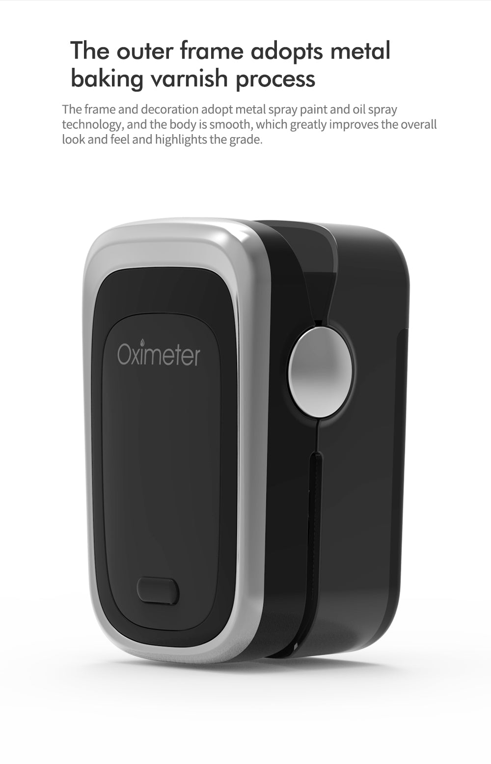 Kiuzou Medical Portable Finger Pulse Oximeter – Blood Oxygen, Heart Rate, Saturation Monitor with OLED Display
