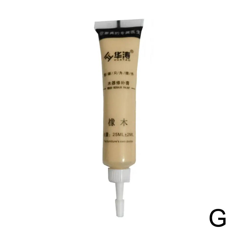 20ML Multicolor Wooden Furniture Scratch Repair Cream — Damage Repair Filler Paint for Refinishing, 1PC