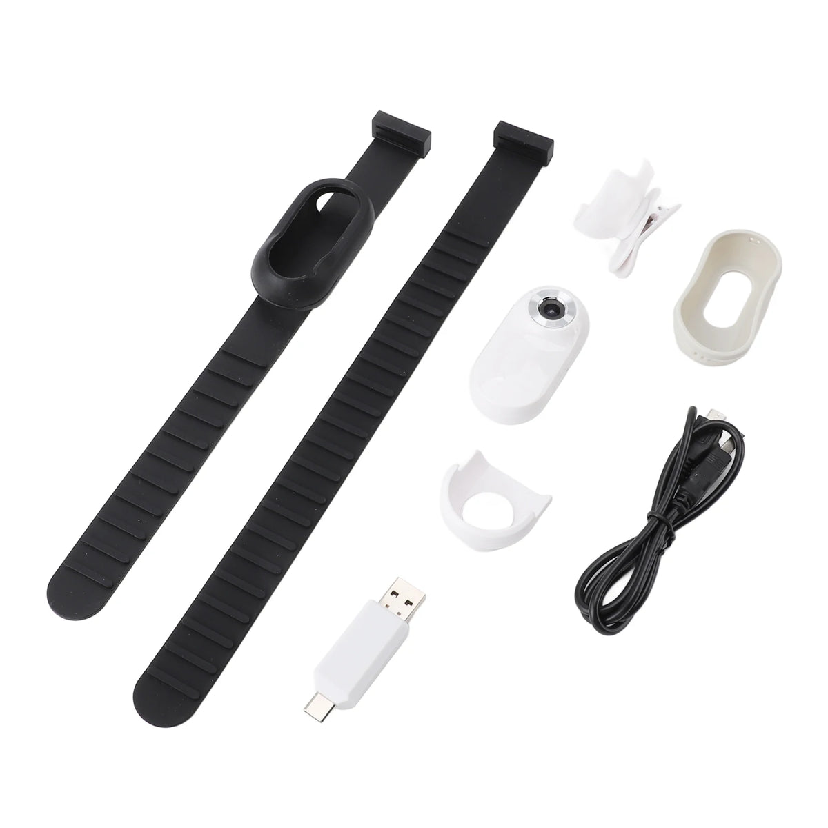 HD 1080P Pet Collar Camera - 170° Wide-Angle Video & Photo Recorder with USB Rechargeable Design for Dogs and Cats