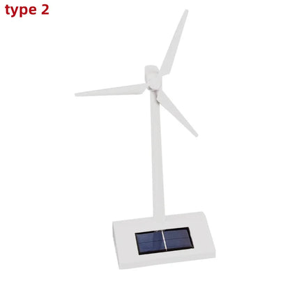 2-in-1 Solar Wind Generator Model - Educational Assembly Kit & Desktop Windmill Decoration for Home, School & Exhibitions