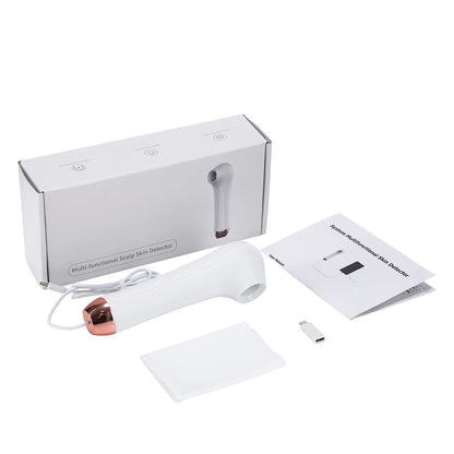Multifunctional HD Scalp & Skin Analyzer — Hair Follicle Detector with Magnifier for Phone & Tablet
