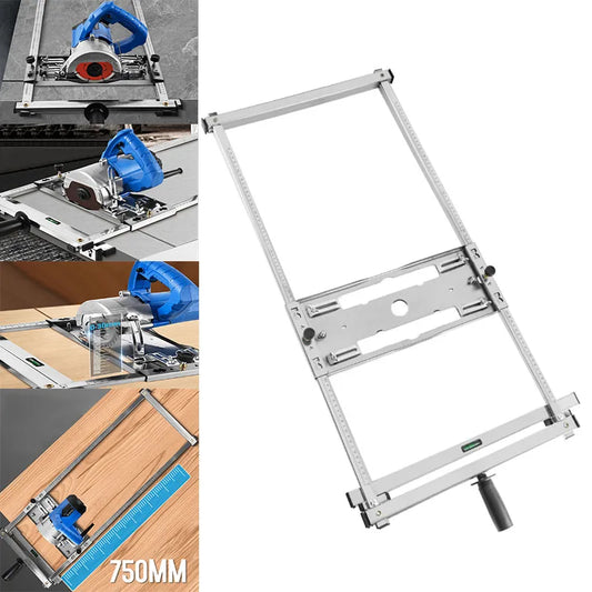 Electric Circular Saw Edge Guide - 4/5/7 Inch Cutting Board Bracket for Router Milling & Groove Tool
