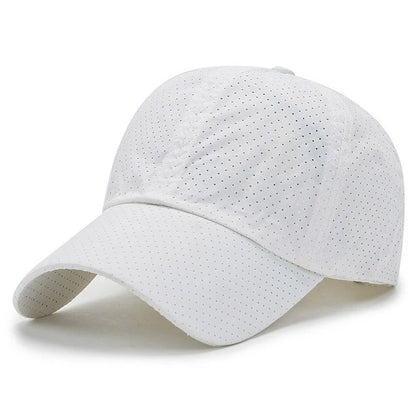 Quick Dry Mesh Sports Cap - Breathable Sun Hat for Running, Golf, Tennis, Jogging & Outdoor Activities
