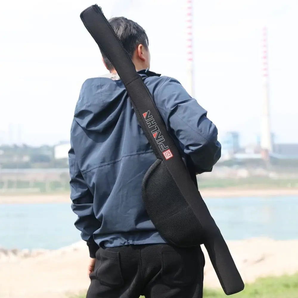Portable Folding Fishing Rod Bag 118/128cm – Durable Fishing Pole & Reel Case with Shoulder Strap Travel Carry Storage Bag
