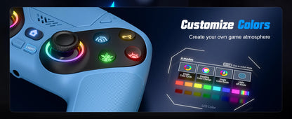 Wireless Bluetooth Gamepad Controller – Dual Vibration Turbo for PS5, PS5 Pro, PS5 Slim & PC