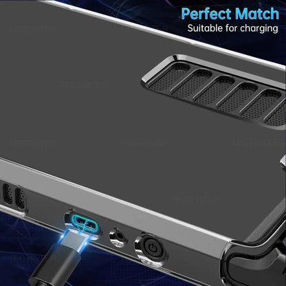 Transparent TPU Protective Case for Steam Deck – Anti-Drop Back Cover Sleeve Compatible with Steam Deck Accessories