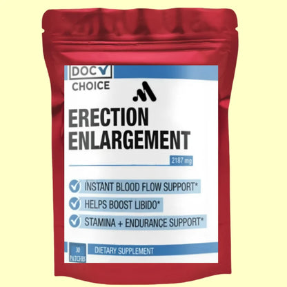Men’s Performance Enlargement Transdermal Patches – 30 Patches for Growth, Thickness & Size Enhancement