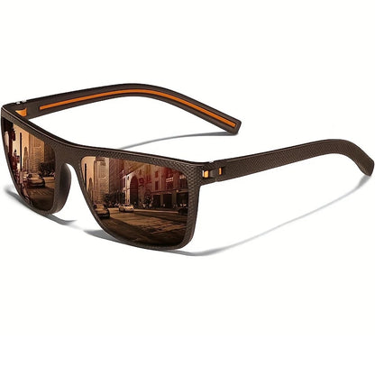 Square Polarized Sunglasses – Lightweight UV Protection Sun Glasses for Men & Women