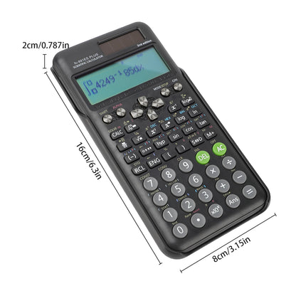 Scientific Calculator 417 Functions - 10+2 Digit Display Dual Power Math Calculator for Teachers & College Students