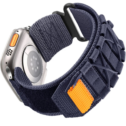 Tactical Nylon Strap for Apple Watch – Alpine Trail Loop Band for 40-49mm Series Ultra2, 11, 7-9, SE