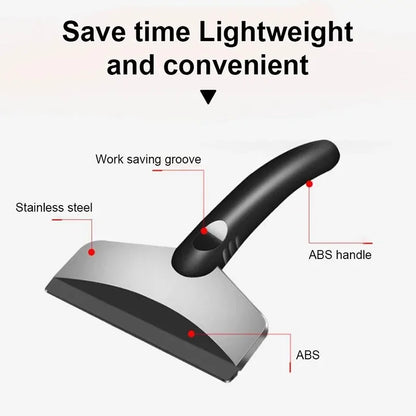 2Pcs Car Snow Shovel & Ice Scraper – Winter Windshield Defrosting Tool