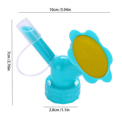 2-in-1 Sunflower Automatic Watering Nozzle - Gardening Beverage Bottle Waterer for Succulent Irrigation