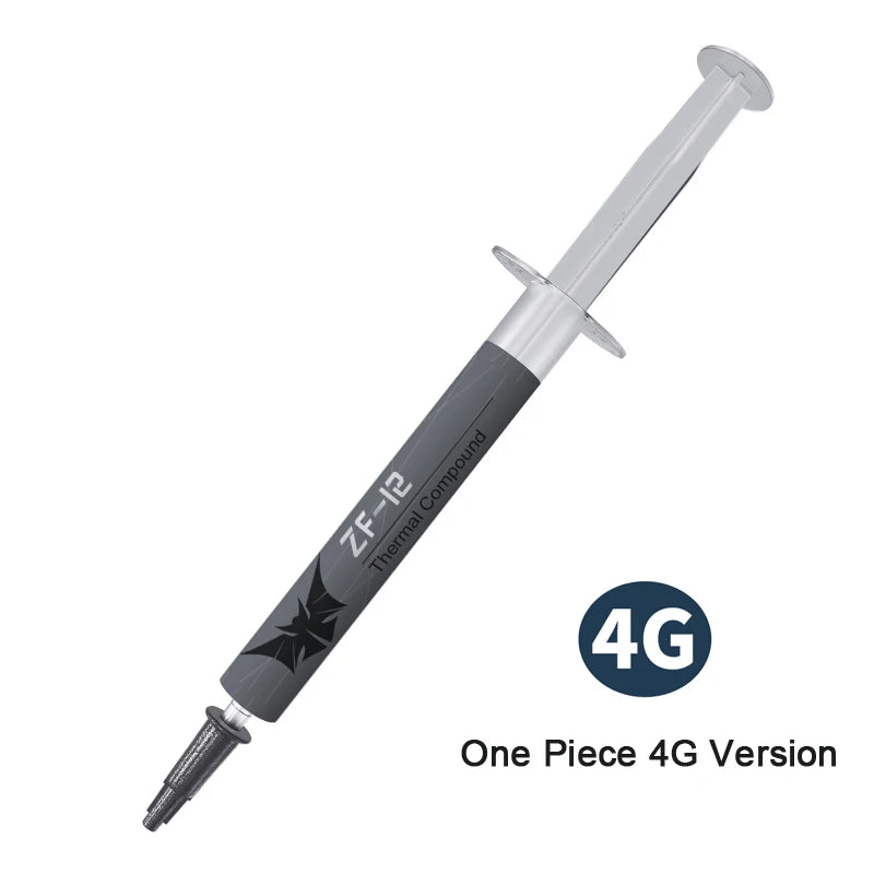 ZF-12 High-Quality CPU Thermal Paste — 12W Thermal Grease Silicone Paste for Processor Cooling