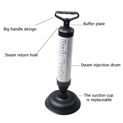 High Pressure Toilet Plunger – Anti-Clogging Suction Cup Drain Cleaner for Bathroom & Kitchen Sinks