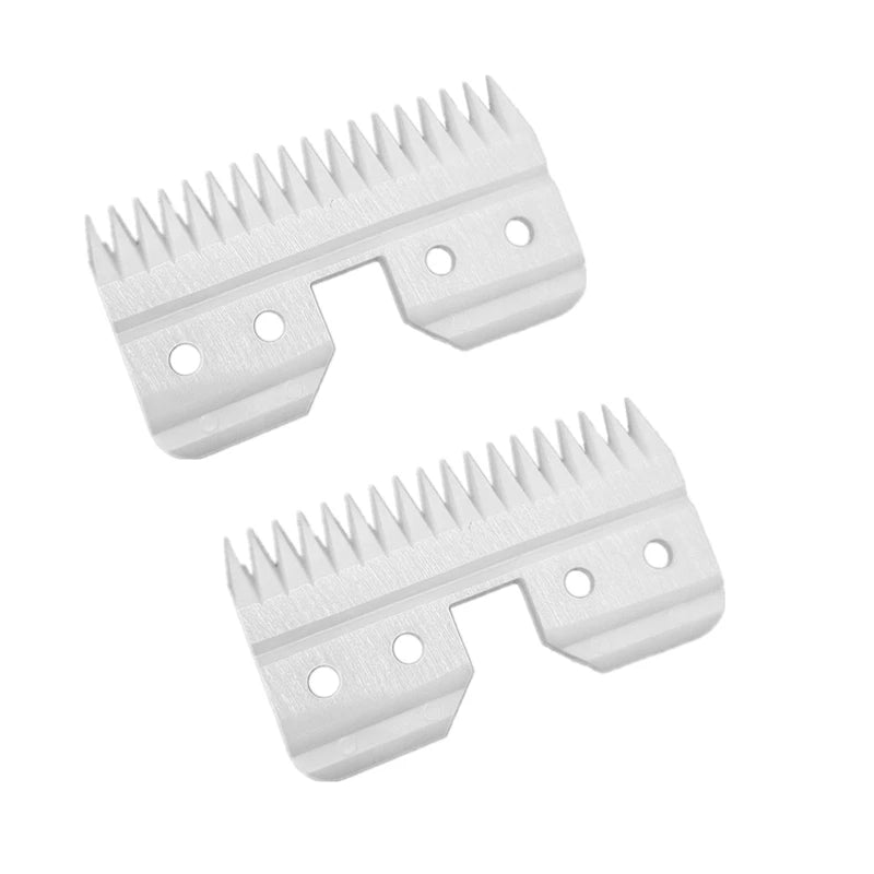 Professional Pet Dog Clipper Blades Set (3F–50#) – Compatible with Andis, Oster A5 & Wahl KM Animal Grooming Clippers Replacement Blades