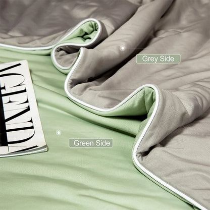 High-Quality Cooling Blanket – Smooth Air-Conditioning Comforter, Lightweight Summer Quilt with Double-Sided Cooling Fabric