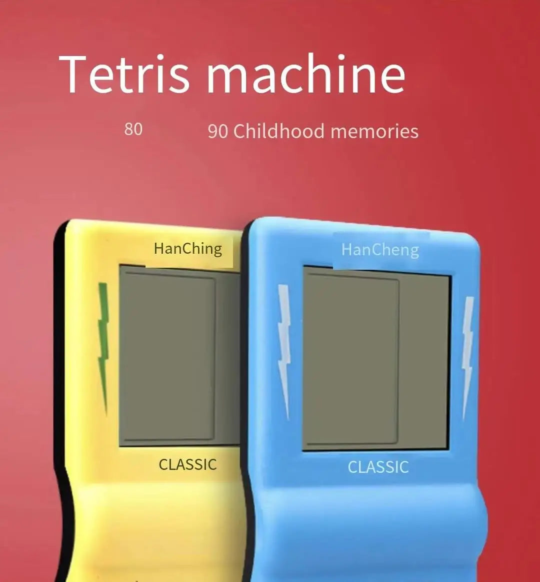 Mini Handheld Game Console | Built-in 23 Games & 80 Classic Tetris Retro Player for Kids