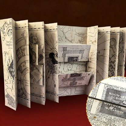 Hogwarts Magic Map - Expandable 3D Wizarding Treasure Hunt Gift