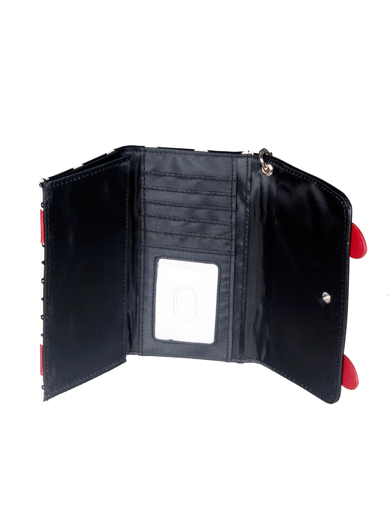 Buckle Decor Long Wallet for Women – Fashion Wallet with Multiple Card Slots & ID Window