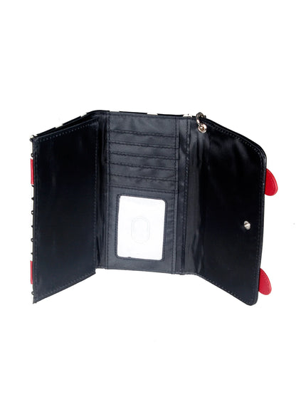 Buckle Decor Long Wallet for Women – Fashion Wallet with Multiple Card Slots & ID Window