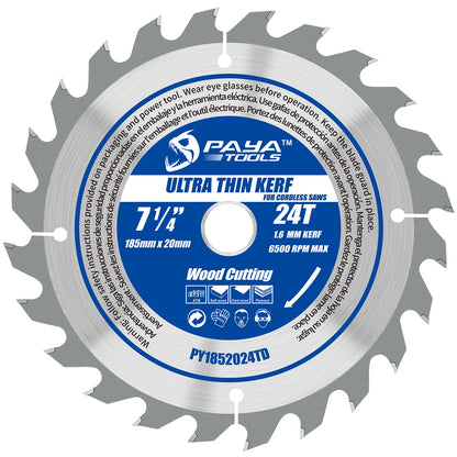PAYA TCT Circular Saw Blade - ATB Framing Blade for Wood Cutting, TÜV Rheinland Tested & Certified