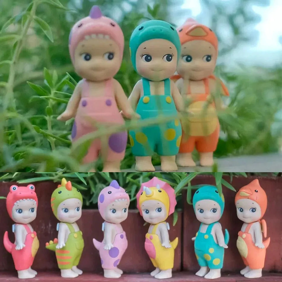 New Sonny Angel Dinosaur Series Hippie Doll – Cute Car & Mobile Phone Ornament Toy Gift for Kids