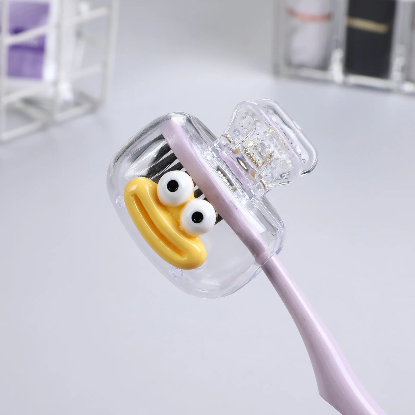 1/4PCS Toothbrush Covers - Portable Travel Toothbrush Head Protectors & Bathroom Storage Caps
