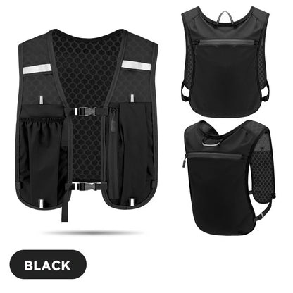 Lightweight Running Hydration Vest Backpack – Marathon Hiking Cycling Chest Pack with Phone Pocket