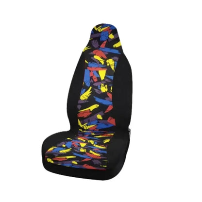 Airbag-Compatible Car Seat Covers - Breathable 2mm Sponge Polyester Seat Protectors