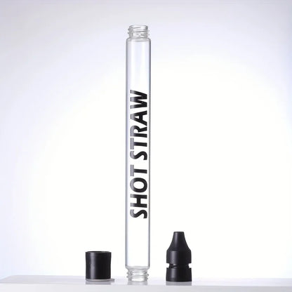 Reusable Bottle Shot Straw - Food-Grade Transparent Dispenser for Standard Bottles and Tumblers